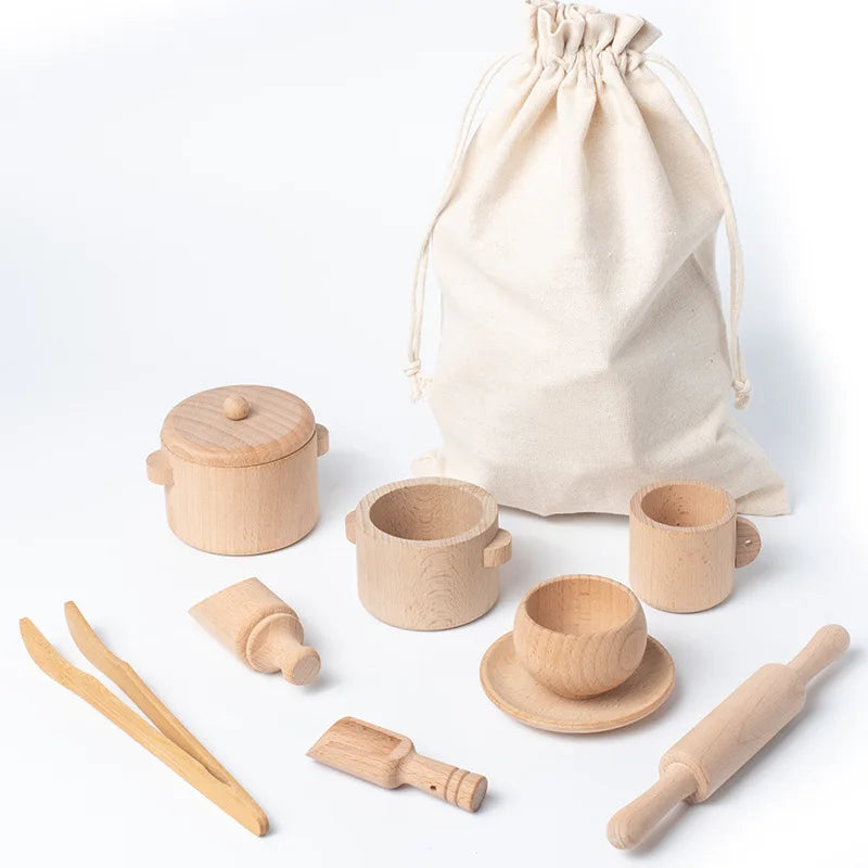 Montessori Wooden Kitchen Set
