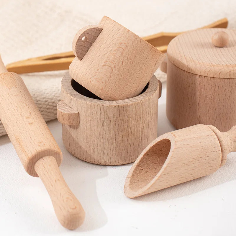 Montessori Wooden Kitchen Set