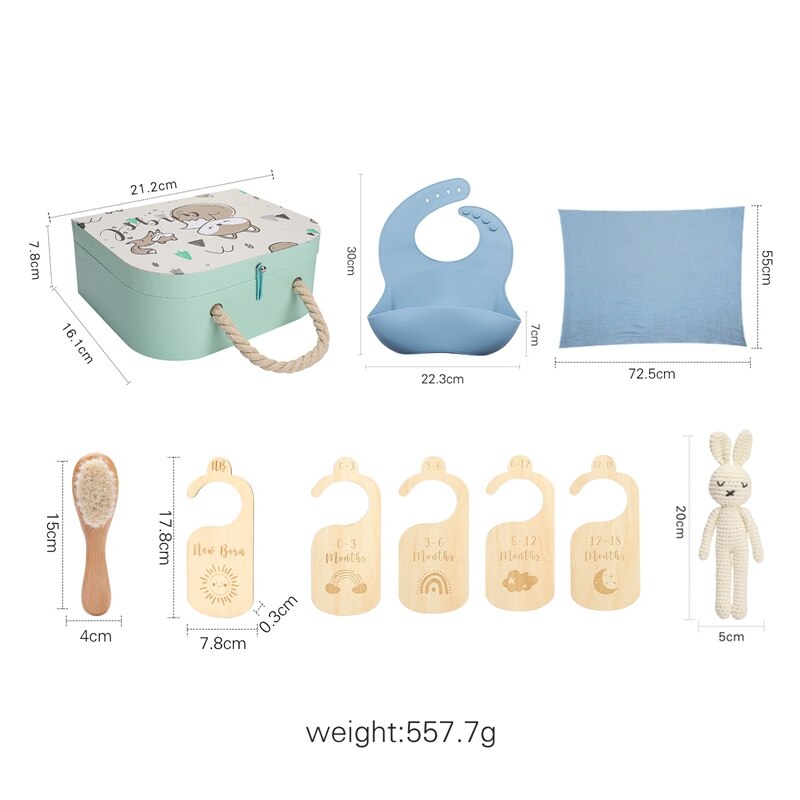 My Little Bunny Gift Set - Powder Blue