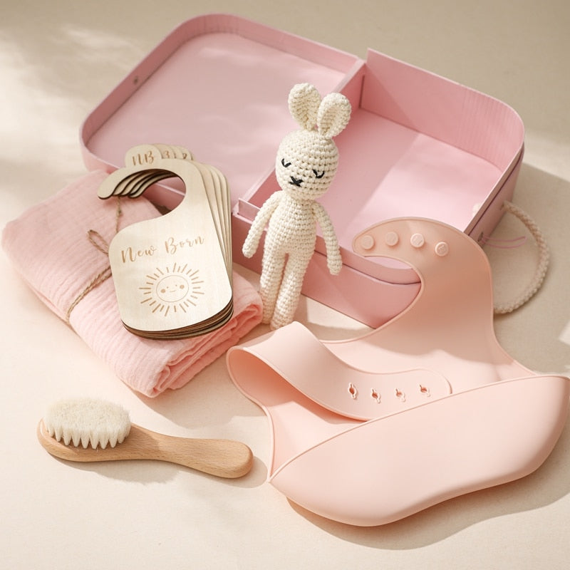 My Little Bunny Baby Gift Set Box - Pink