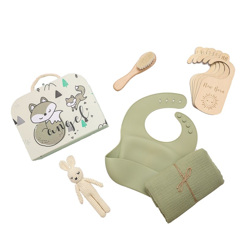 My Little Bunny Baby Gift Set Box - Green